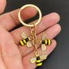 Adorable Beehive Alloy Keychain Pendant