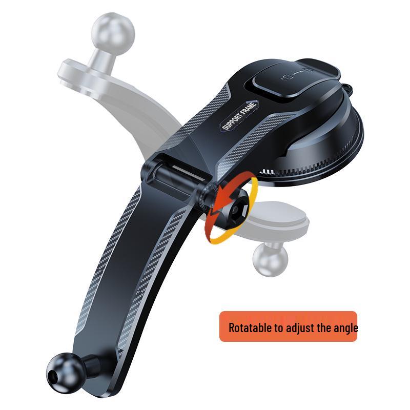 Rotating Car Phone Holder with Folding Design and Strong Suction Cup Base