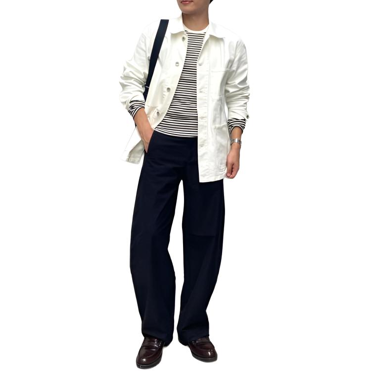 Uniqlo Ensfarvet Enkeltknappet Langærmet Løs Denimjakke Unisex jakker 481720-01
