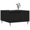 Coffee Table Black 55 X 55 X 36.5 Cm Particleboard