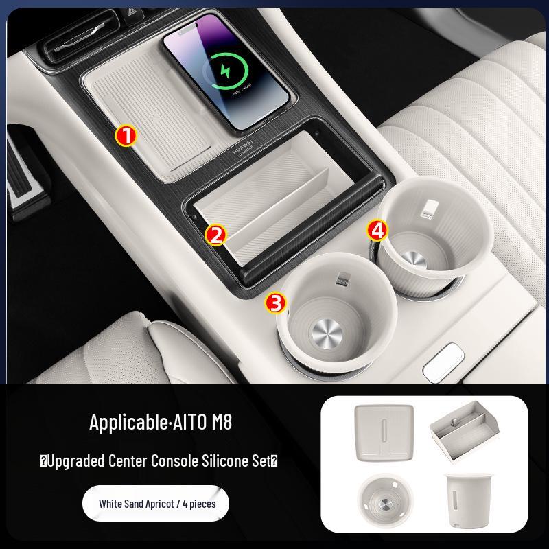 AITO M7 M8 M9 Accessories: Wireless Charger Pad & Interior Trim Mod Kit