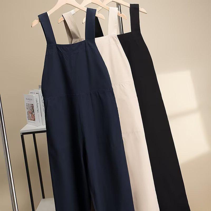 

Spring Women s Versatile Fashion Workwear Overalls S