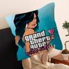 Action Game Grand TTheft Auto Cushion Cover Car Throw Pillow Case For Sofa Car Christmas Gift 40x40cm 45x45cm