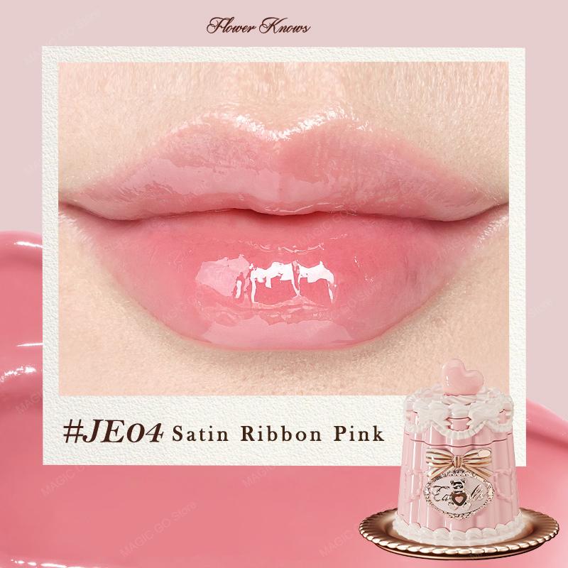 Flower Knows Sweetie Bear Hydrating Glossy Lip Tint Moisturizing Long Lasting Non-Sticky Vegan Lip Gloss for Smooth Moist Lips