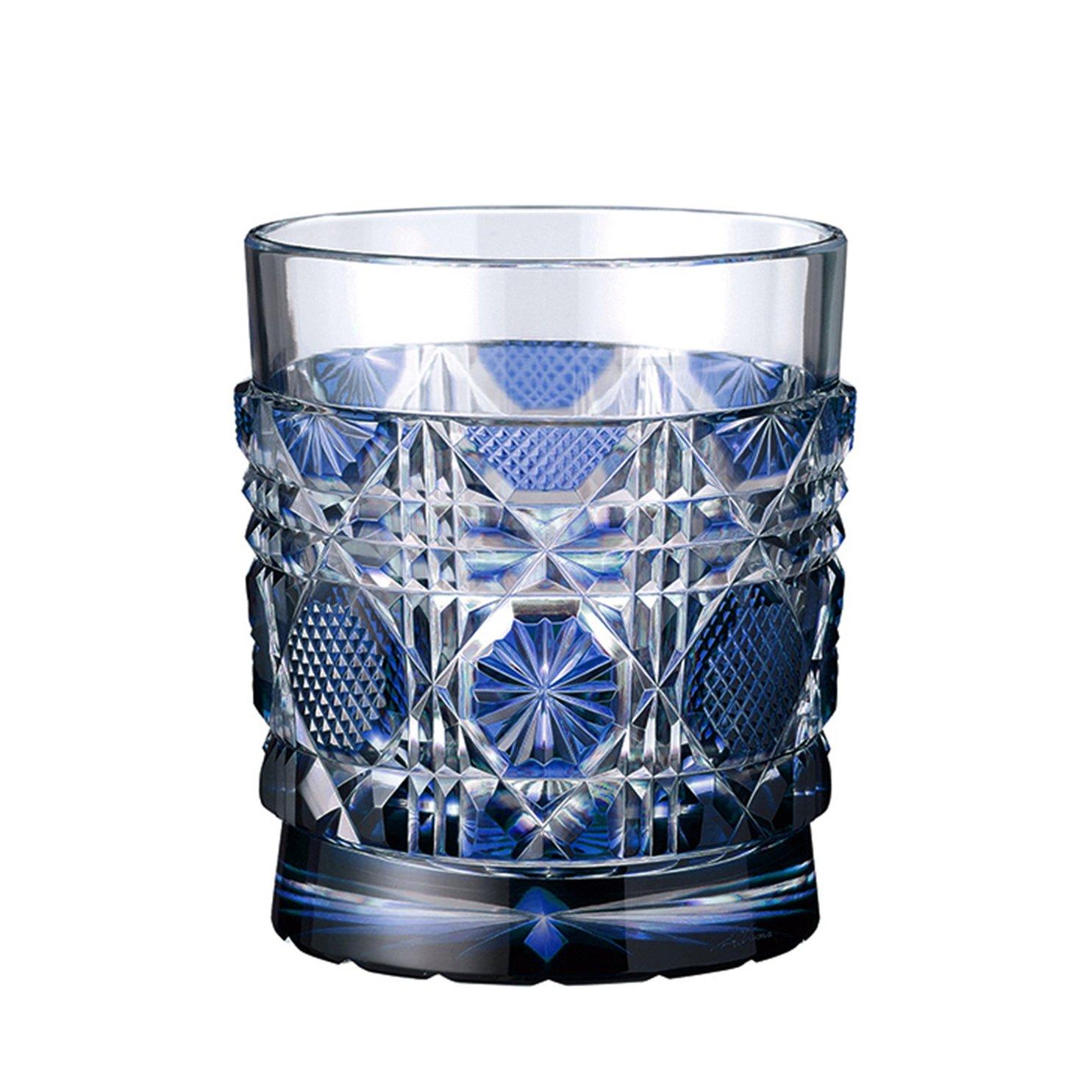 

Yamashita Crafts Satsuma Kiriko Old Lazuli 13041370 7.5×8.8cm