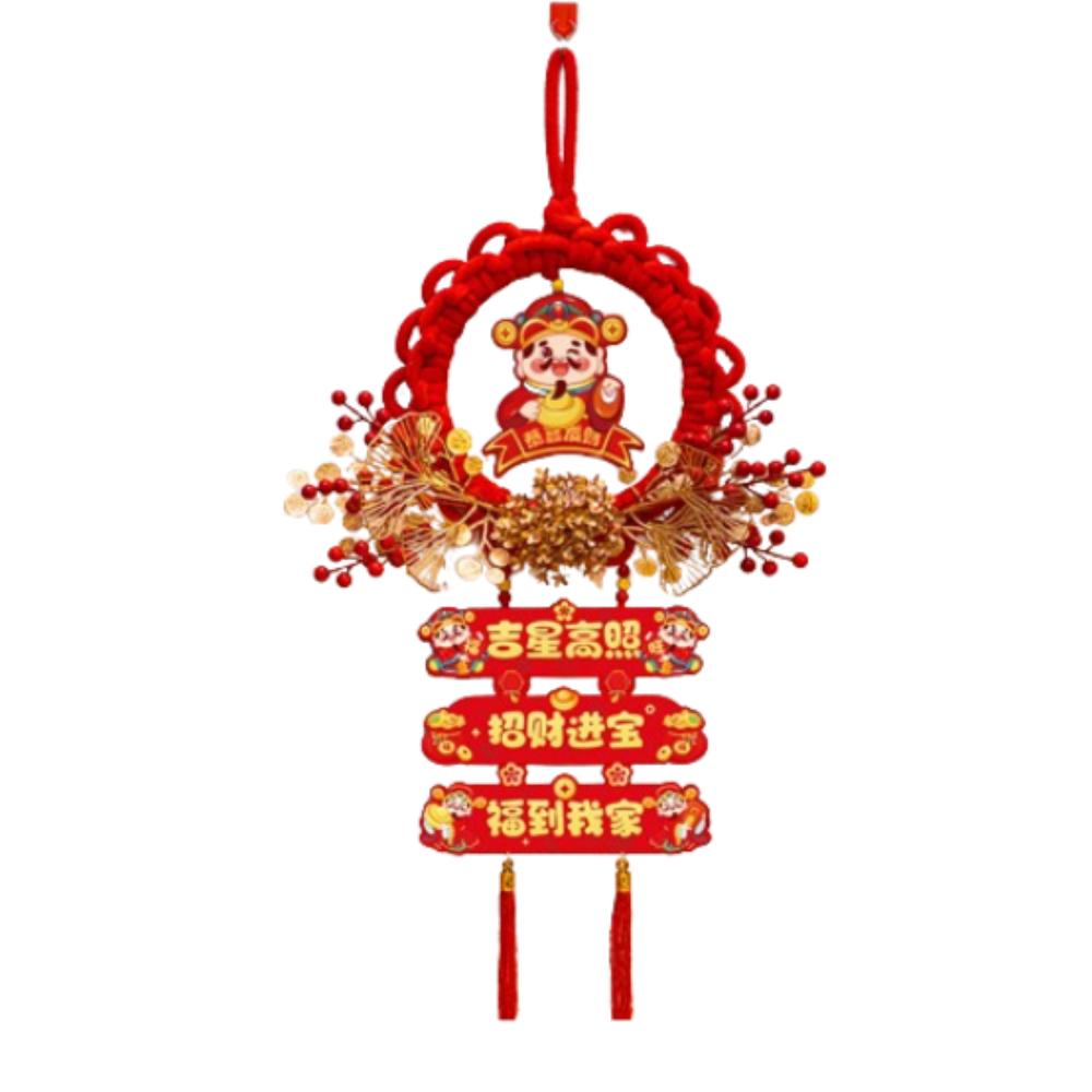 Flocking Spring Festival Fu Character Pendant  Home Living Room Decor
