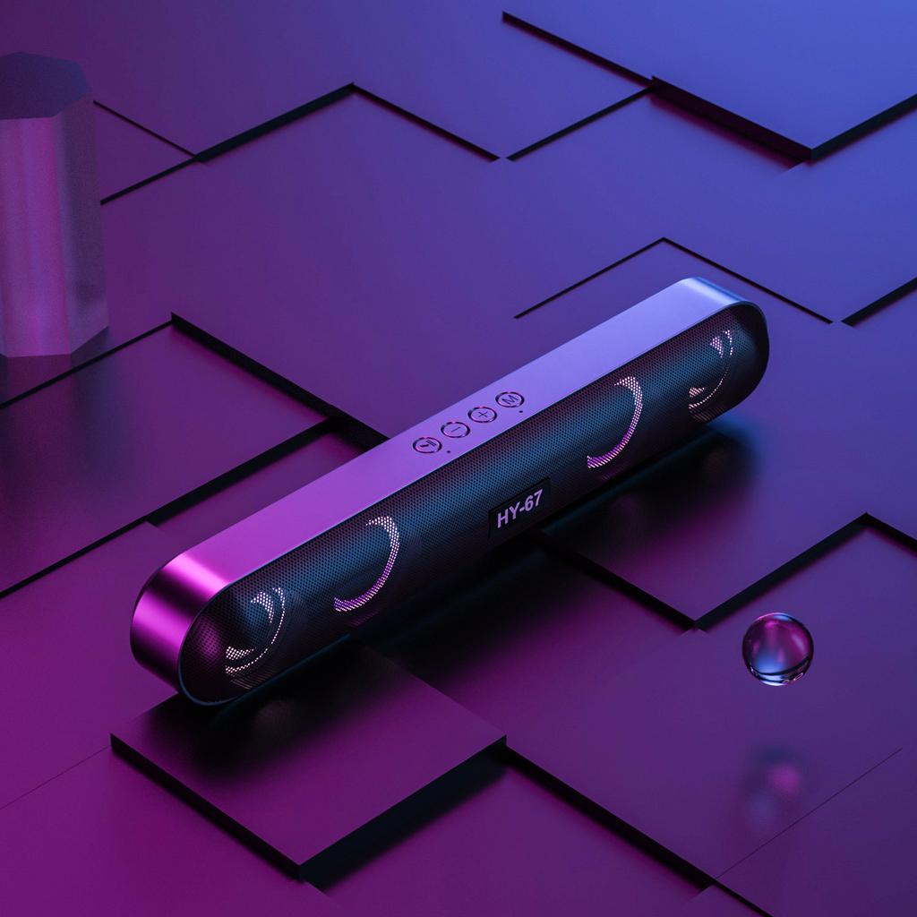 Heimkino-Lautsprecher Echo Wand 3D-Stereo-Funk-Subwoofer RGB-LED-Bunter Blitz Barra De Sonido Para TV Bluetooth-Lautsprecher