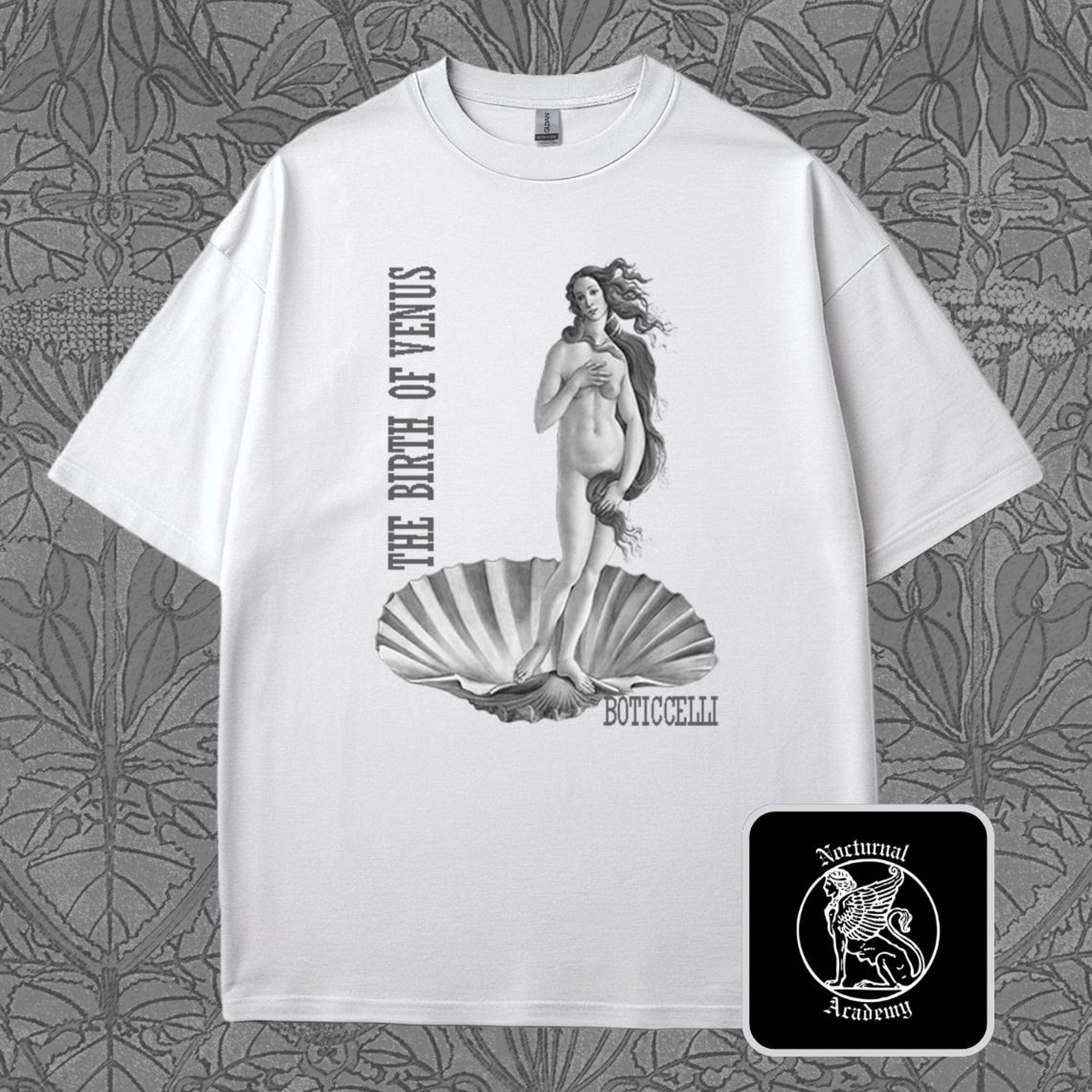 Birth of Venus T-Shirt: Botticelli Classical Art Mythology Tee L