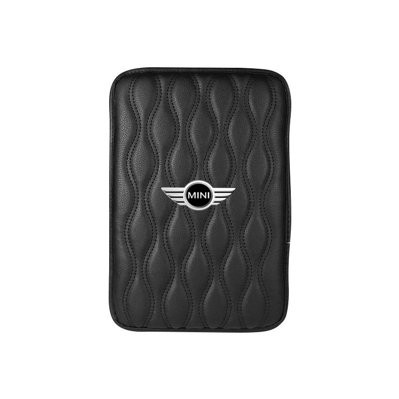 1Pcs Leather Auto Armrest Pads Protective Waterproof Hand Cushion For MINI Cooper R56 Fridge 323 R56 F56 50 60 53 F56 Countryman