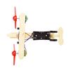 Electric Double Propeller Glider DIY Model Kit Toys for Boys Science Children Creative Physics Toy Handmade Wood Plastic Model