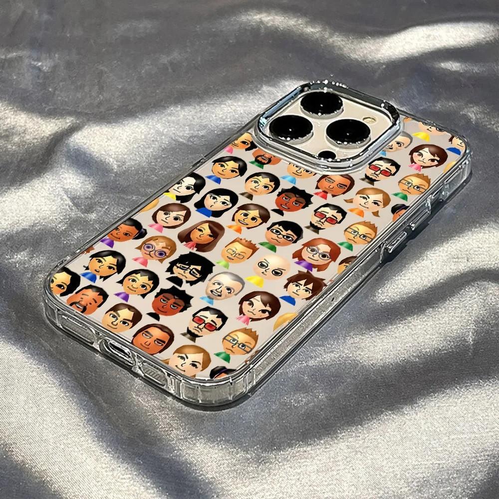 Interesting Cartoon Characters Full Screen Phone Case For IPhone 17e 17 16e 16 15 14 13 12 11 Pro Max Air Plus Transparent Cover