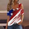 Sexy Cold Sholuder Tops For Women  Summer Hollow Out Eyelet Short Sleeve Blouse Loose V Neck Tshirt Trendy Casual Tunics