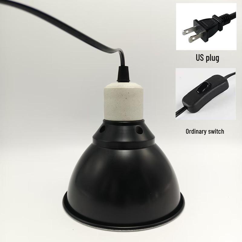 In-Stock UVB/UVA High-Reflectivity Reptile Heat Lamp Cover - Heat-Resistant, Deep Bucket for Tortoises