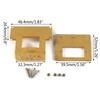 1PC Clear Plastic Mounting Bracket for SG90 MicroServo Clear Plastic Mounting Bracket for SG90 MicroServo