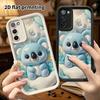 Phone Case: 2D Flat Design Suitable for Samsung Galaxy A34 A35 M05 M06 S20 S22 S21 FE Plus 5G Protective Case, Blue Koala, Perfect Christmas and Hallo