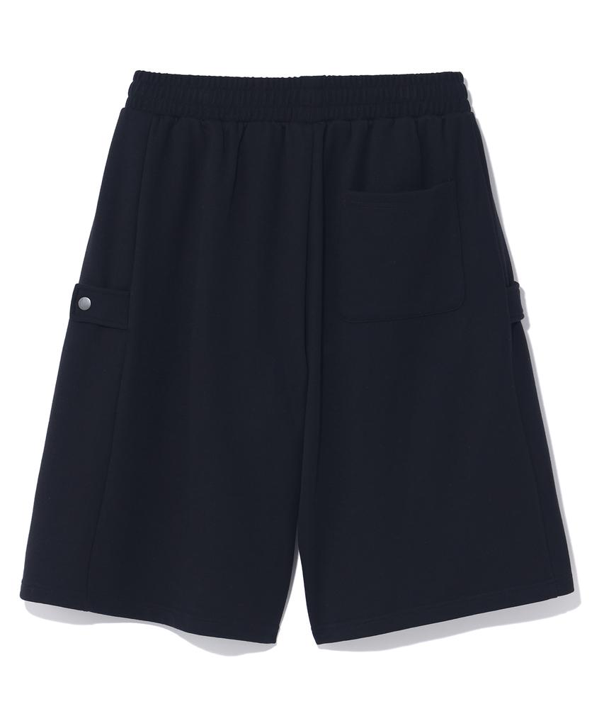 DISTN9NE Knee-Length Side Snap Bermuda Pants Lq2Pu407_Black