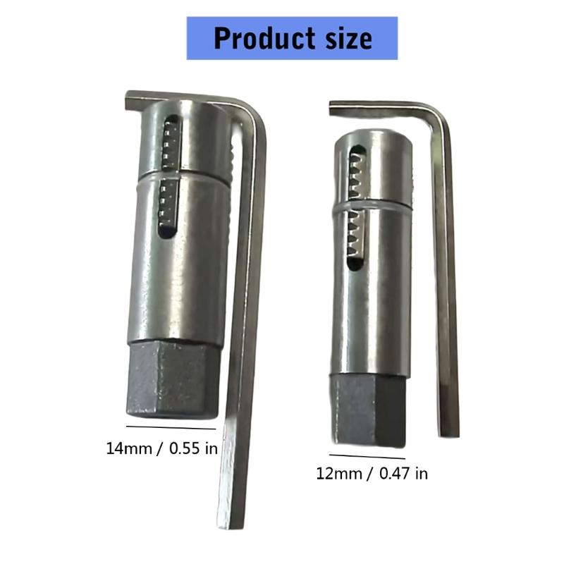 Solid Nonslip Grip Broken Tap Extractors For Plumbing Systems With Heavy Duty Alloy Steel Construction