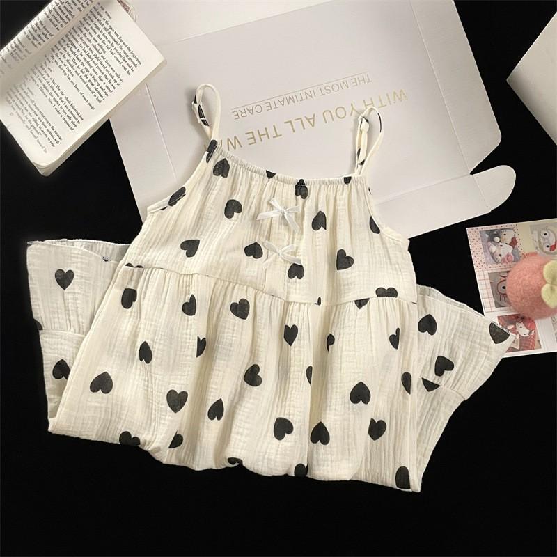Girls Cotton Sleeveless Nightdress Princess Style Sleepwear Ages 8 Thin Lightweight Pajama Dress