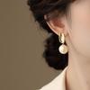 Silver Needle French Baroque Irregular Pearl Stud Earrings Niche Design Earrings Earrings Women