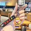 Journey to the West Keychain: Cute Sun Wukong & Zhu Bajie Backpack Pendant, Mythological Student Charm Gift
