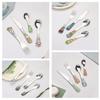 1/4Pcs Animal Cartoon Cute Fork Stainless Steel Children Spoon Fork Children Kids Cutlery Set Tableware Dinnerware Supplies Gift