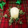 Christmas Candlestick Wreath Red Berry Christmas Cabinet Wreaths Seasonal Decor For Home Holiday Birthday Dormitory Party