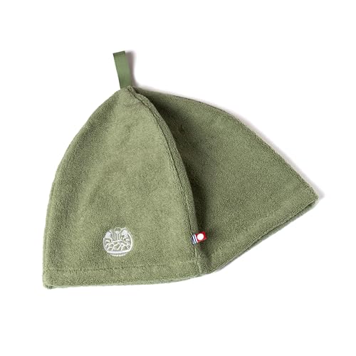 

SAUNA REPUBLIC Imabari Towel Certified Sauna Hat, Made in Japan, Large, Deep, Antibacterial, Odor-Resistant, Antiviral, Anti-Pilling, Quick-Drying (Kh