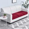 Polar Fleece Sofa Seat Cushion Cover Jacquard Seat Cover Elasticized Machine Washable Removable Slipcover Sofa Covers Home Furniture Protector