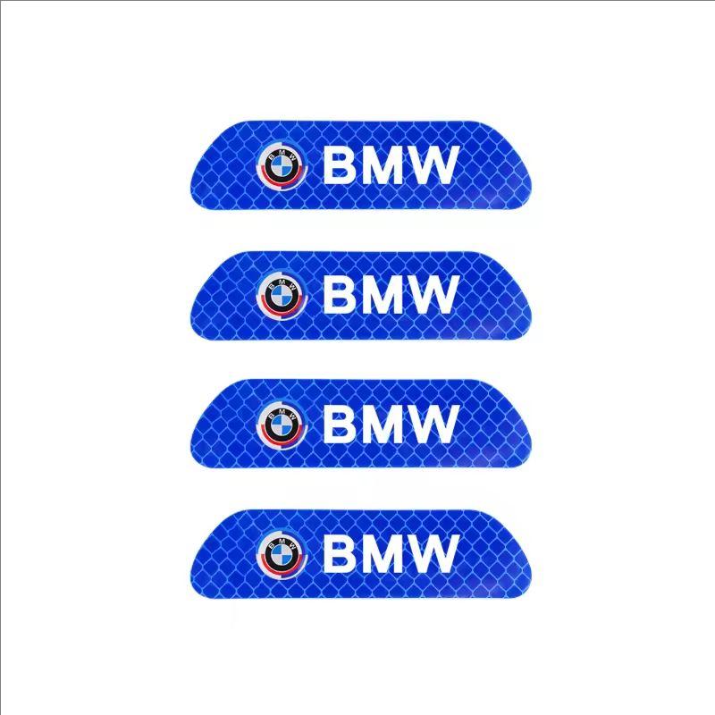 4Pcs Car Door Sticker Safety Warning Reflective Mark For BMW G80 G06 G07 G42 G14 G15 G16 F82 X1 X3 X5 X7 M1 M2 M3 M4 M5 M6 M7 YL6