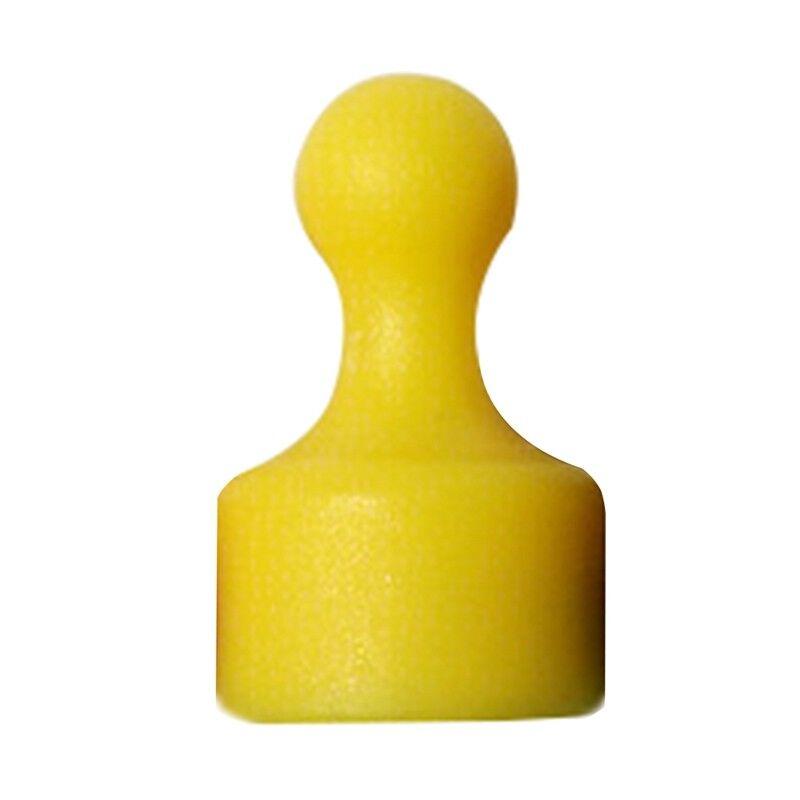 

3 шт. магнитные кнопки D12 кнопка - прочная магнитная, не царапается, защищает прикрепленную поверхность, долговечный пластиковый корпус для холодильника Yellow