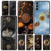 Luxury Bitcoin B Phone Case For Samsung Galaxy S25 Edge S24 S23 S22 S21 Ultra S20 FE 5G S10 S10E S9 Plus Soft TPU Cover