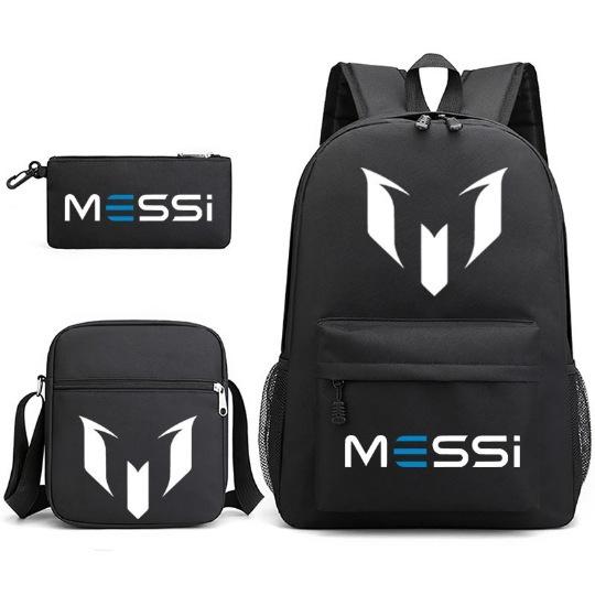 Peripheral Printed Schoolbag 3-Piece Pencil Case Shoulder Bag Backpack