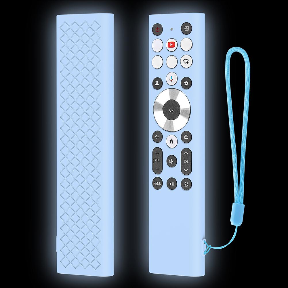 Silicone Cover Protective Case Shockproof Silicone Sleeve Remote Case Soft Protector for Hisense ERF6A80/ERF6G80H/ERF6F80H