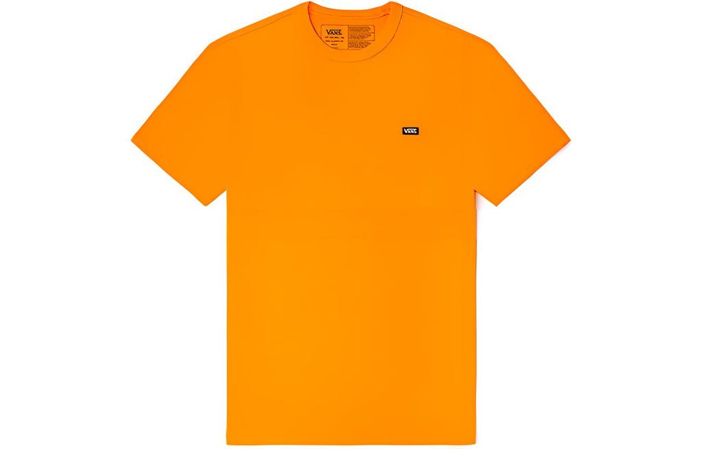 Vans T Shirts Unisex Yellow Crew Neck Moderate Straight Fit VN0A5DYOZ6F