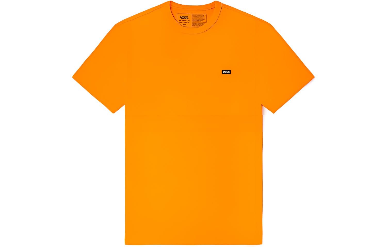 Vans T Shirts Unisex Yellow Crew Neck Moderate Straight Fit VN0A5DYOZ6F L