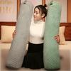 No Filling Long Pillow Case Bean Velvet Pillow Cover Cervical Roll Bed Headrest Side Sleeping Cylinder Pillowcase