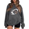 Unisex Lightweight Long Sleeve Neck Pullover Printed Sweatshirt