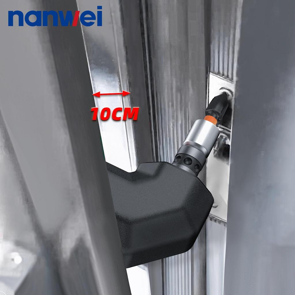 NANWEI 50 Nm 4-in-1 Electric Screwdriver with Multiple Heads ,Brushless Motor ,20 V