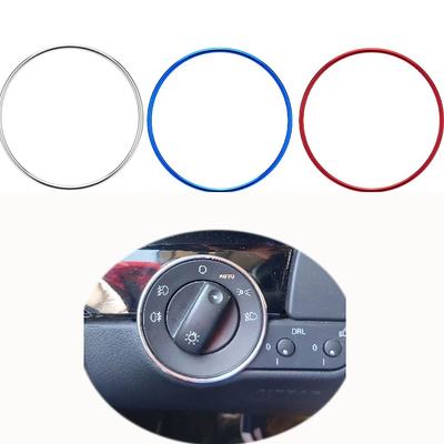Car Headlight Switch Trim Headlamp Frame Ring For SEAT EXEO Auto Accessories