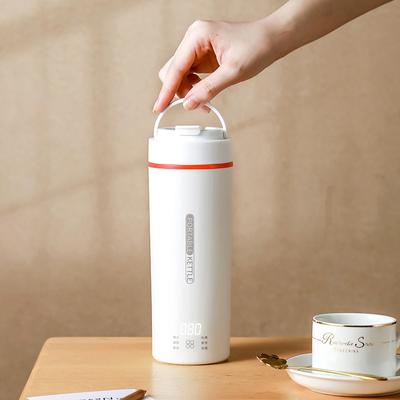 Mini bouilloire électrique 220 V 450 ml, tasse chauffante multifonctionnelle, tasse à ragoût, pot de préservation de la santé, pot thermo, théière de voyage portable