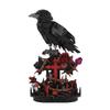 Halloween Gothic Cross and Building Set, Creative Brick Model Kit for Shelf Table Decor