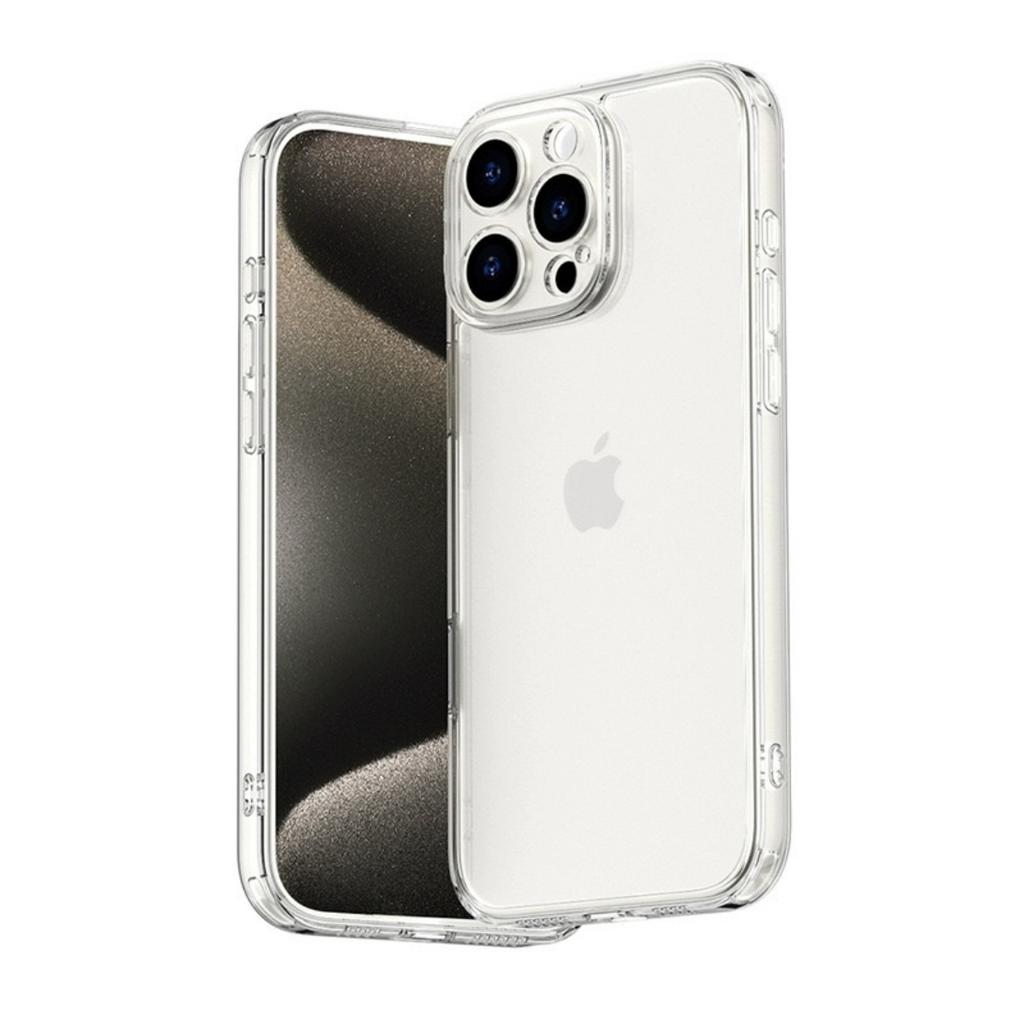 Transparent Rubber Gel Silicone TPU Case for iPhone 16 15 14 Plus 13 12 Mini 11 Pro X XR XS Max Soft Clear Crystal Cover Capa