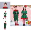 Délicieux Costume de Cosplay d'Elfe de Noël Tenue de Couple Pour Fête Costumée de Noël Jeu de Rôle