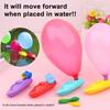 20Pcs Balloon Powered Boat Toy with 60 Balloons Educational Mini Ship Race Toy Children Science Experiment Exploration Classroom Learning Toy