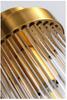 Ionic Brass - Modern Column Wall Lamp, 40cm, 2xE14, Brass