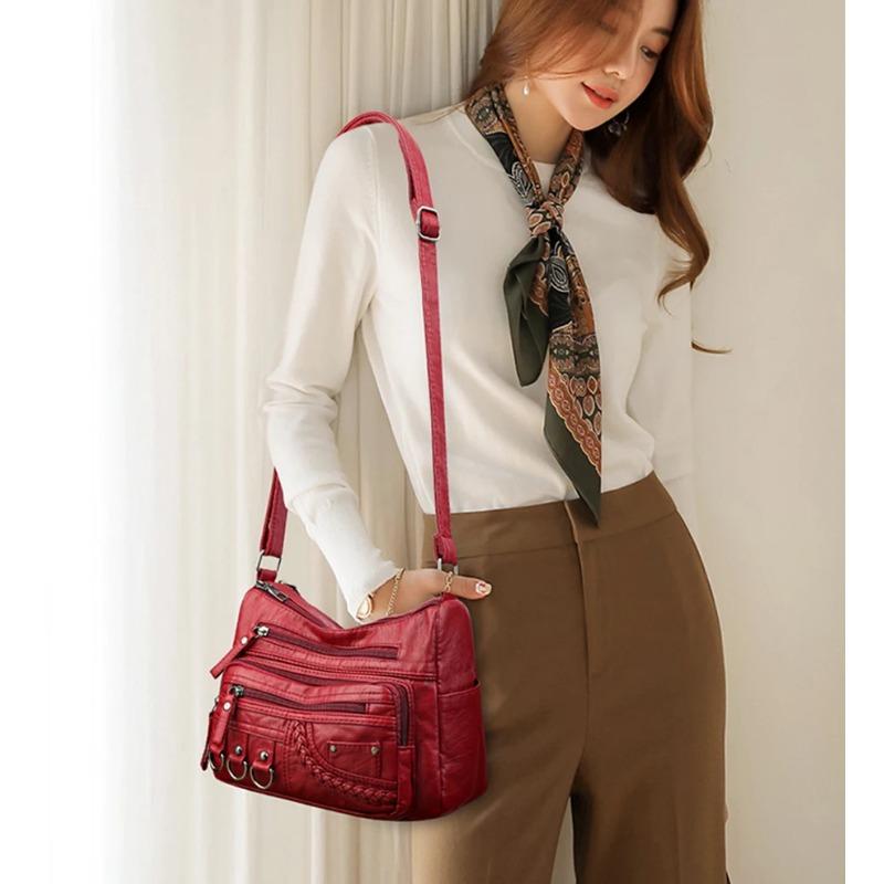 Новые женские сумки из мягкой кожи — фото 12