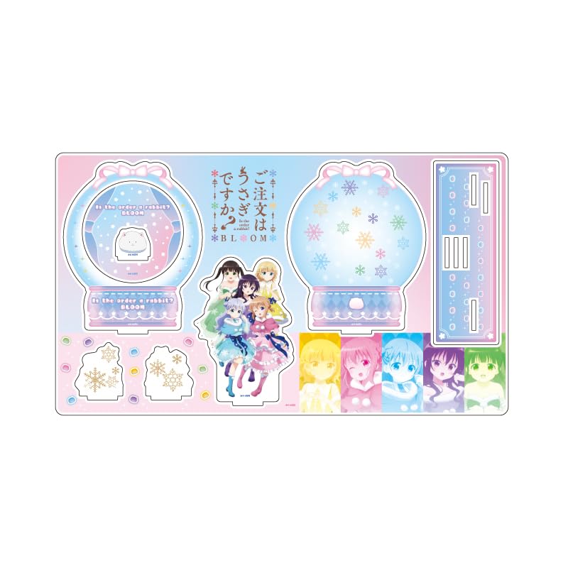 Кролика заказывают? BLOOM 01 Версия Снежной Феи. [Оригинальная иллюстрация] Премиальная акриловая диорама.