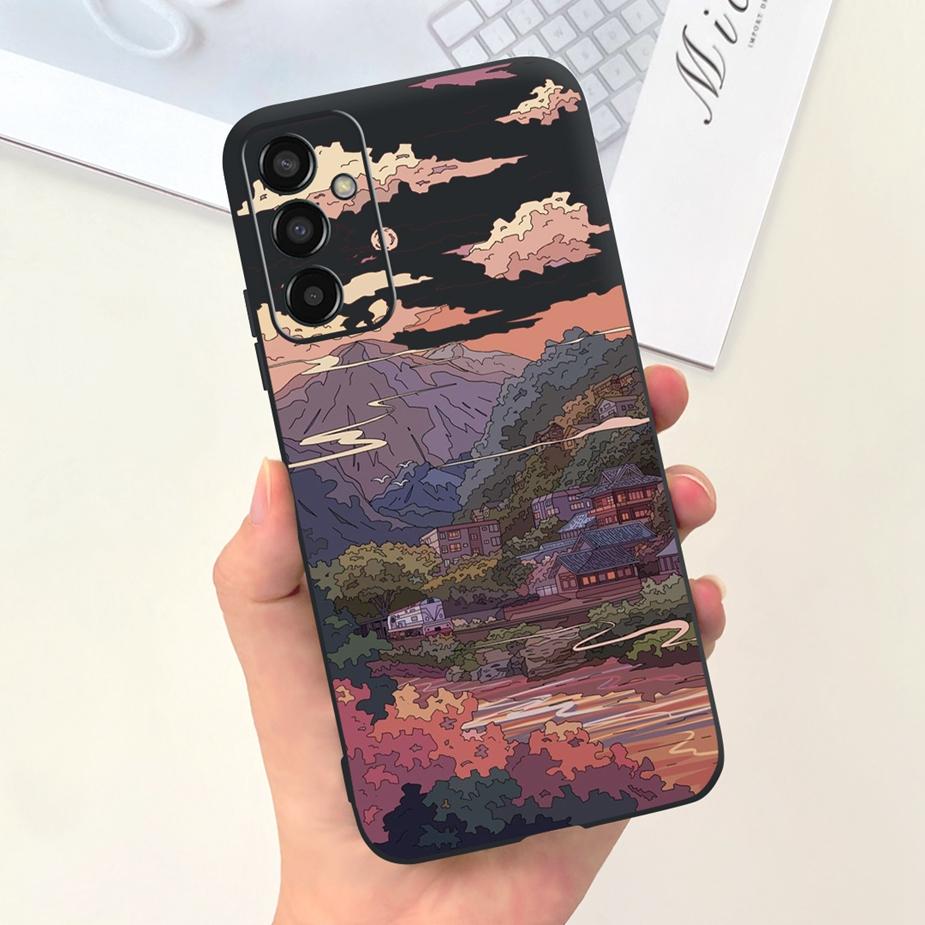 For Samsung Galaxy M13 4G Case SM-M135F New Fashion Cartoon Cover  Soft Silicone Phone Case For Samsung M13 M 23 Galaxy M23 Bags