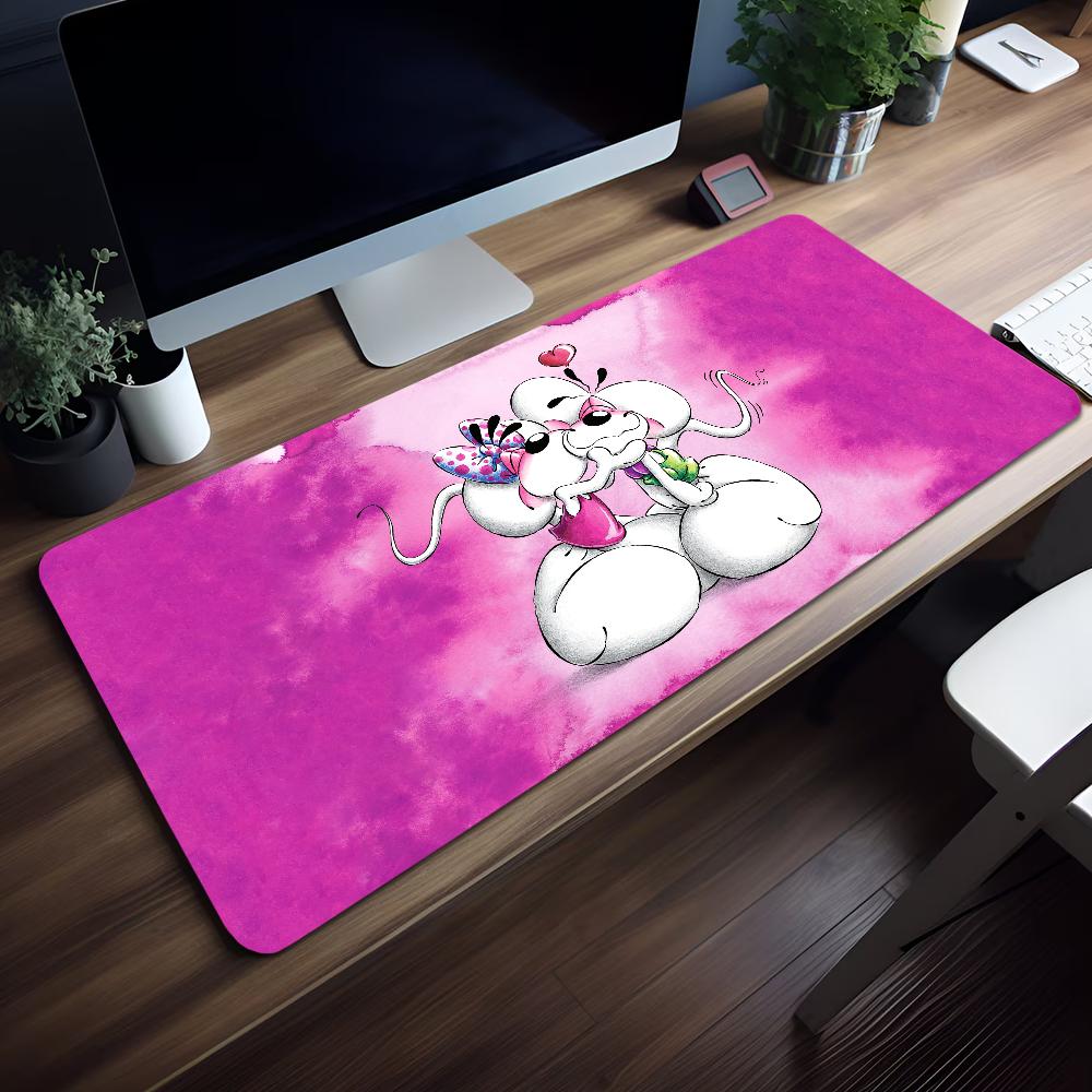 Cute DDiddl Cartoon Kawaii Mouse Pad NonSlip Thickened Mousepad Large Writing Lockedge Office Student Gaming Cushion