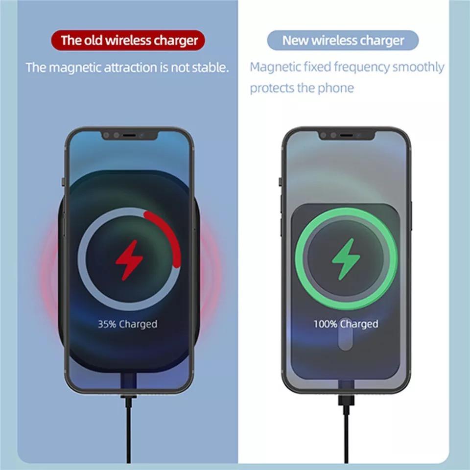 Wireless Charger Magnetic Car phone Holder for iPhone 14 13 Pro Max 12 Phone Accessories 30W Fast Charging Induction Adapter 4
